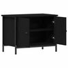 vidaXL Gabinete de TV Roble Negro 60 x 35 x 45 cm Madera contrachapada
