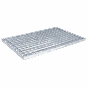 vidaXL Rejilla Plateado 60 x 40 x 2 cm