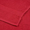 vidaXL Toallas de mano 2 uds FROGN rojo 30x30 cm 100% algodón