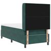 vidaXL Cama tipo Box Spring Verde oscuro 90 x 200 cm Terciopelo