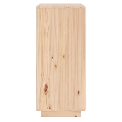 vidaXL Aparador de madera maciza de pino 38x35x80 cm
