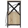 vidaXL Armario de Noche con caj&oacute;n 2 pcs Roble Sonoma 40 x 31 x 60 cm