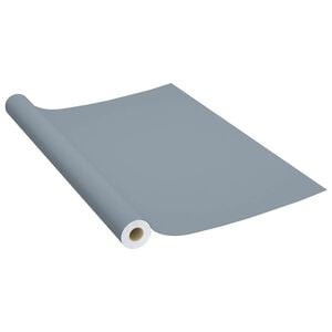 vidaXL L&aacute;minas autoadhesivas muebles PVC gris 500x90 cm
