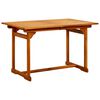 vidaXL Juego de comedor de jard&iacute;n 7 piezas madera maciza de acacia 120-170 cm