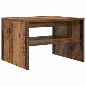 vidaXL Mesa de Caf&eacute; Madera vieja 60 x 50 x 40 cm Madera de ingenier&iacute;a