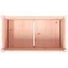 vidaXL Jardinera madera maciza de abeto Douglas 90x50x70 cm