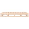 vidaXL Estructura cama doble peque&ntilde;a madera maciza 135x190 cm