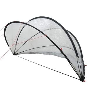 vidaXL C&uacute;pula para piscina 405 x 405 x 192 cm PVC Transparente