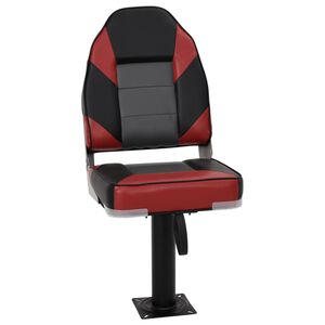 vidaXL Set de asientos plegables para barco 2 uds con respaldo alto