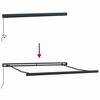vidaXL Toldo retr&aacute;ctil aluminio y tela gris antracita 3x2,5 m