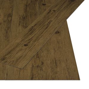 vidaXL Lama de Suelo Autoadhesiva 32 pcs Madera Natural 4,46 m&sup2; PVC