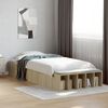 vidaXL Estructura de cama madera de ingenier&iacute;a roble Sonoma 90x200 cm