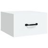 vidaXL Mesita de noche de pared blanco 35x35x20 cm