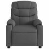 vidaXL Sill&oacute;n de masaje reclinable de tela gris oscuro
