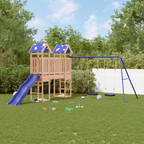 vidaXL Parque infantil de exterior madera maciza Douglas3156935