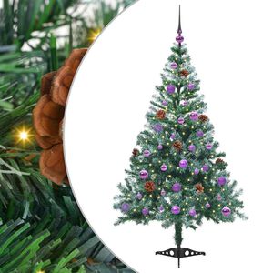 vidaXL &Aacute;rbol de Navidad artificial Verde 150 cm PVC y acero