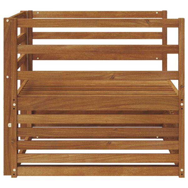 vidaXL 2 Pieza Sof&aacute; con reposabrazos Natural