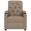 vidaXL Sill&oacute;n elevable cuero sint&eacute;tico color capuchino
