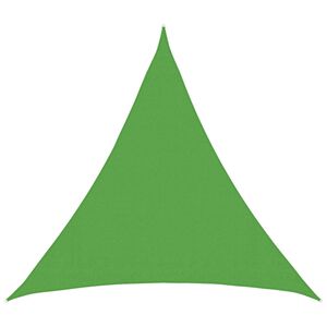 vidaXL Toldo Vela Verde claro 2 x 2 x 2 m HDPE