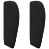 vidaXL Oreja de cabecero Negro 40 x 23 x 6 cm Terciopelo