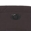 vidaXL Sillón reclinable eléctrico tela marrón oscuro