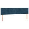 vidaXL Cama box spring con colch&oacute;n terciopelo azul oscuro 180x200 cm