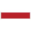 vidaXL Toldo lateral retr&aacute;ctil para patio rojo 140x600 cm