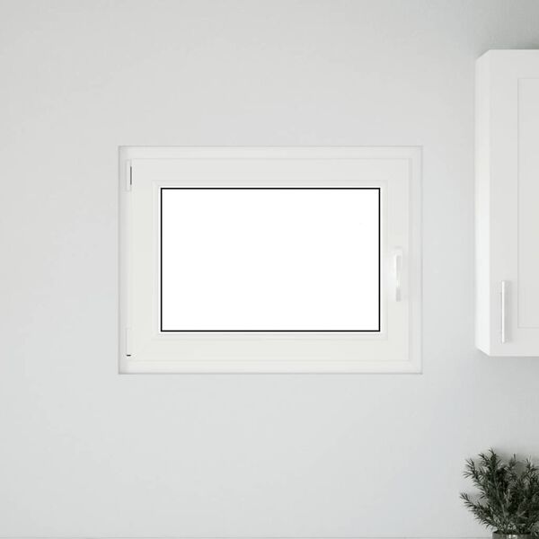 vidaXL Ventana de s&oacute;tano "RISOR" 90x60 cm oscilobatiente DIN izquierda