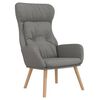 vidaXL Sill&oacute;n de relax de tela gris claro