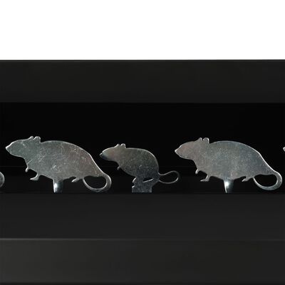 vidaXL Objetivo de tiro magnético recoge perdigones 4+1 diseño ratón