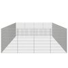 vidaXL Recinto corral animales 24 paneles hierro galvanizado 54x80 cm