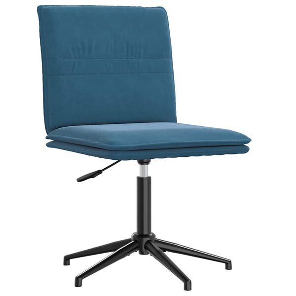 vidaXL Silla de comedor terciopelo azul