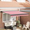vidaXL Toldo Rojo y 300 x 250 cm Poli&eacute;ster y Aluminio