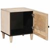 vidaXL Armario de Noche Beige 40 x 33 x 46 cm Madera maciza de Acacia