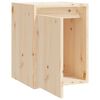vidaXL Armario de pared de madera maciza de pino 30x30x40 cm