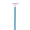 vidaXL Cuerda de trabajo polipropileno azul 3 mm 100 m