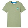 vidaXL Camiseta infantil caqui claro 128