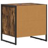 vidaXL Mesa de Noche Roble Humo 50 x 39.5 x 50 cm Madera contrachapada