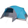 vidaXL Tienda familiar Crossvent para 8 personas impermeable azul