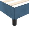 vidaXL Estructura de cama sin colch&oacute;n terciopelo azul oscuro 100x200cm