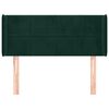vidaXL Cabecero de terciopelo verde oscuro 83x16x78/88 cm