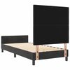 vidaXL Cama tipo Box Spring con cabecera Negro 80 x 200 cm Terciopelo