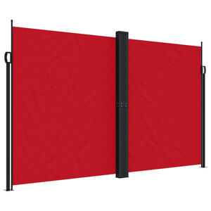 vidaXL Toldo lateral retr&aacute;ctil rojo 200x1200 cm