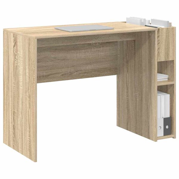 vidaXL Escritorio Roble Sonoma 109 x 50 x 78 cm Madera de ingenier&iacute;a
