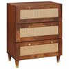 vidaXL Aparador Marr&oacute;n 60 x 33 x 75 cm Madera de mango maciza