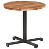 vidaXL Mesa de bistr&oacute; redonda madera maciza de mango &Oslash;80x75 cm