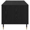 vidaXL Mesa de Caf&eacute; Roble Negro 90 x 49 x 45 cm Madera de ingenier&iacute;a
