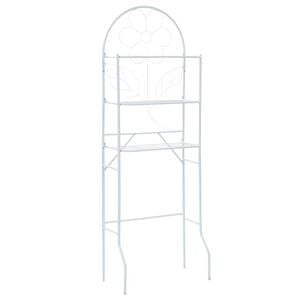 vidaXL Estante para inodoro blanco 60x33x174 cm