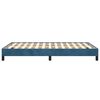 vidaXL Estructura de cama sin colch&oacute;n terciopelo azul oscuro 120x200cm
