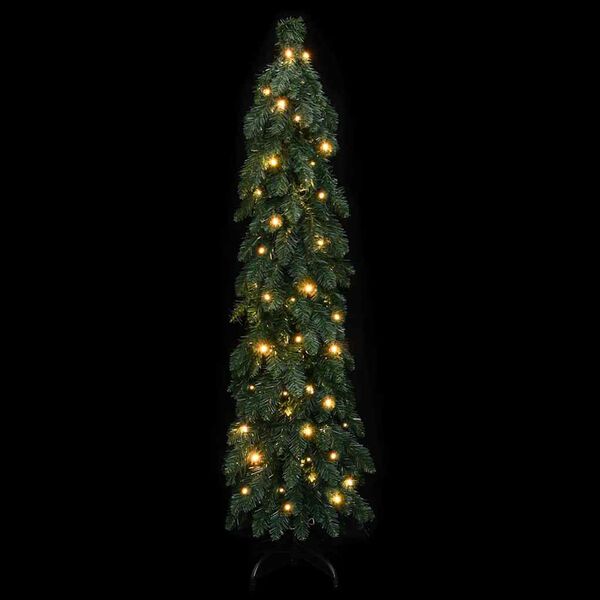 vidaXL &Aacute;rbol de Navidad artificial iluminado con 80 LEDs 150 cm